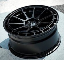 19" Black Cyclone Alloy Wheels Fits Audi A4 B5 B6 B7 B8 B9 Models 5x112 Wr