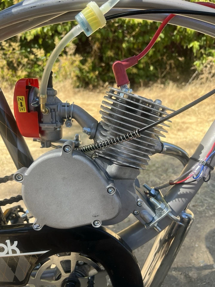 Bicicleta Motorizada 100cc Negra Beach Cruiser Foto 4 de 4