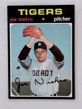 1971 Topps Baseball #635 Joe Niekro Detroit Tigers - NM