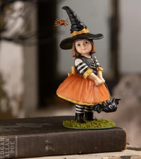 BETHANY LOWE Halloween Emery Witch with Bat g...