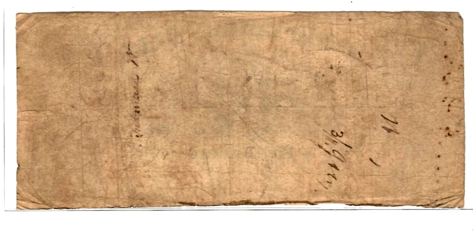 $5 "BANK OF YANCEYVILLE" (NORTH CAROLINA) 1800'S  "BANK OF YANCEYVILLE" $5 NICE! - Image 3 of 3