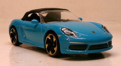 LOOSE 2023 MAJORETTE 1:64 LIGHT BLUE PORSCHE 718 BOXSTER