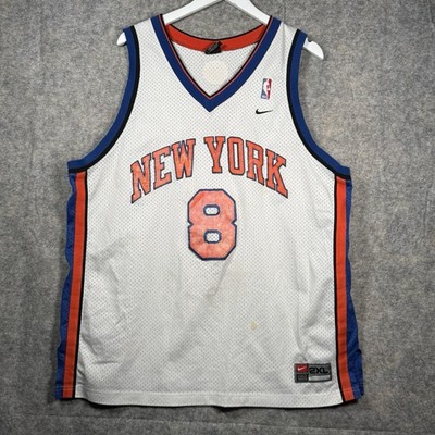 Vintage Nike New York Knicks Latrell Sprewell #8 NBA Jersey Mens