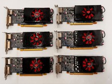 Lot of 6 AMD Radeon Graphic Card Low Profile 109-C33457-00 1GB 0KFWWP
