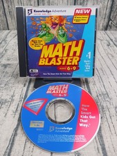 Math Blaster - Ages 6-9 CD-ROM, 1998, Microsoft Windows, MAC Pre-Owned