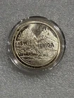 Vintage Swiss of America .999 Fine Silver 1 oz  Round ~ Mountain Views ~ in Cap