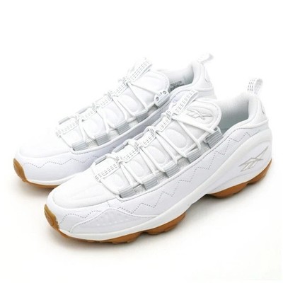 UK Größe 5 - Reebok CLASSIC DMX Run Turnschuhe Retro weiß Gummisohle seltenes Design