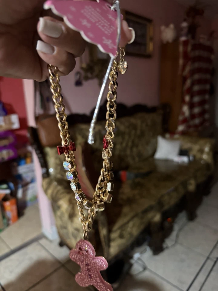 Collar corazón cristal Betsey Johnson Foto 2 de 3