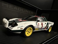 HEADLINER 1/18 Lancia Stratos HF 1977 Monte Carlo Rally Diecast Model