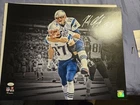 Rob Gronkowski New England Patriots Signed Celebration 16x20 Photo JSA