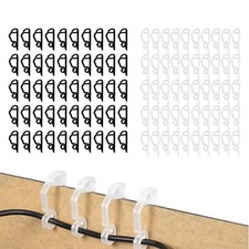 50Pcs Christmas Light Clips Fairy Light Hooks Universal Gutter Clips Icicle
