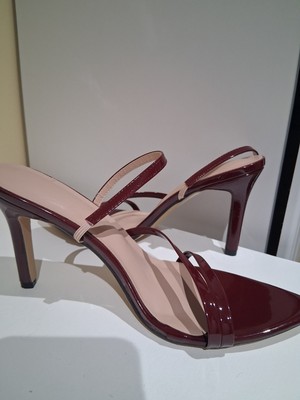 Red Open Toe Heel
