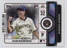2026 Topps Series 1 Big Ticket Players Jacob Misiorowski #BTP-2 1gj7