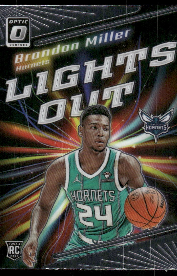 2023-24 Donruss Optic #2 Brandon Miller Lights Out Holo