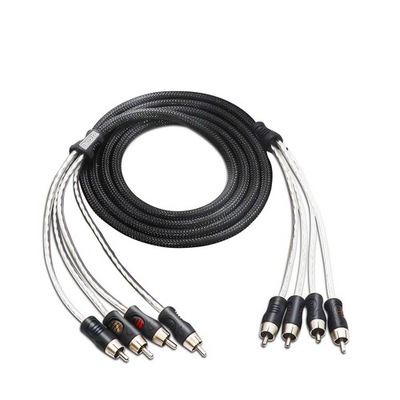 #ad RECOIL PCI46 Premium 99.99% OFC 6ft 4 Channel RCA Audio Interconnects Cable $21.99