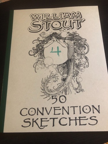 ArtBook WILLIAM STOUT CONVENTION SKETCHES Vol. 4 #640/950 - 1995 - Signed