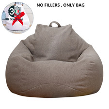 Sedie Poltrona Sacco Pouf Copridivano Tessuto Lino Divano Tatami Soggiorno