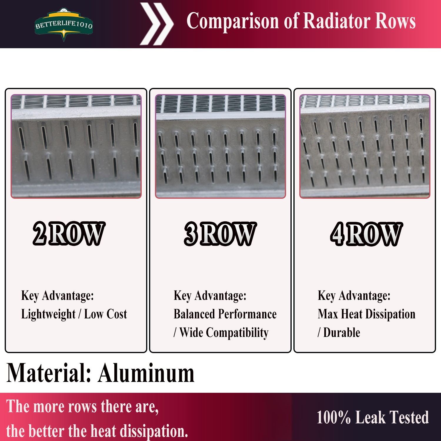 4-Row Aluminum Radiator Fit 1967-1972 Chevy C K C10 C20 C30 Pickup Truck 1969