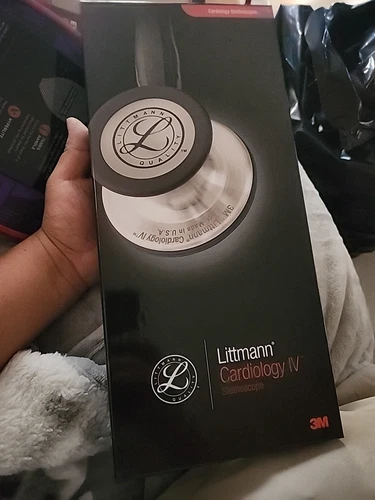 New   Littmann Cardiology IV Stethoscope, Black, 6151