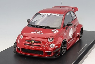 TOP SPEED TS0613 1/18 Abarth 595 LB-WORKS x Abas Works Red | eBay