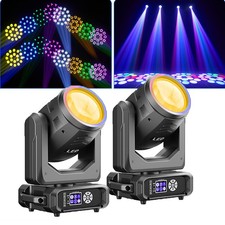 250W LED Moving Head Light RGBW 18Prism Beam Stage Disco Bar DMX Spot Lighting