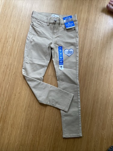 NWT Jordache Girls Khaki Super Skinny Jeans Adjustable Waist Pants 7 - Picture 4 of 6