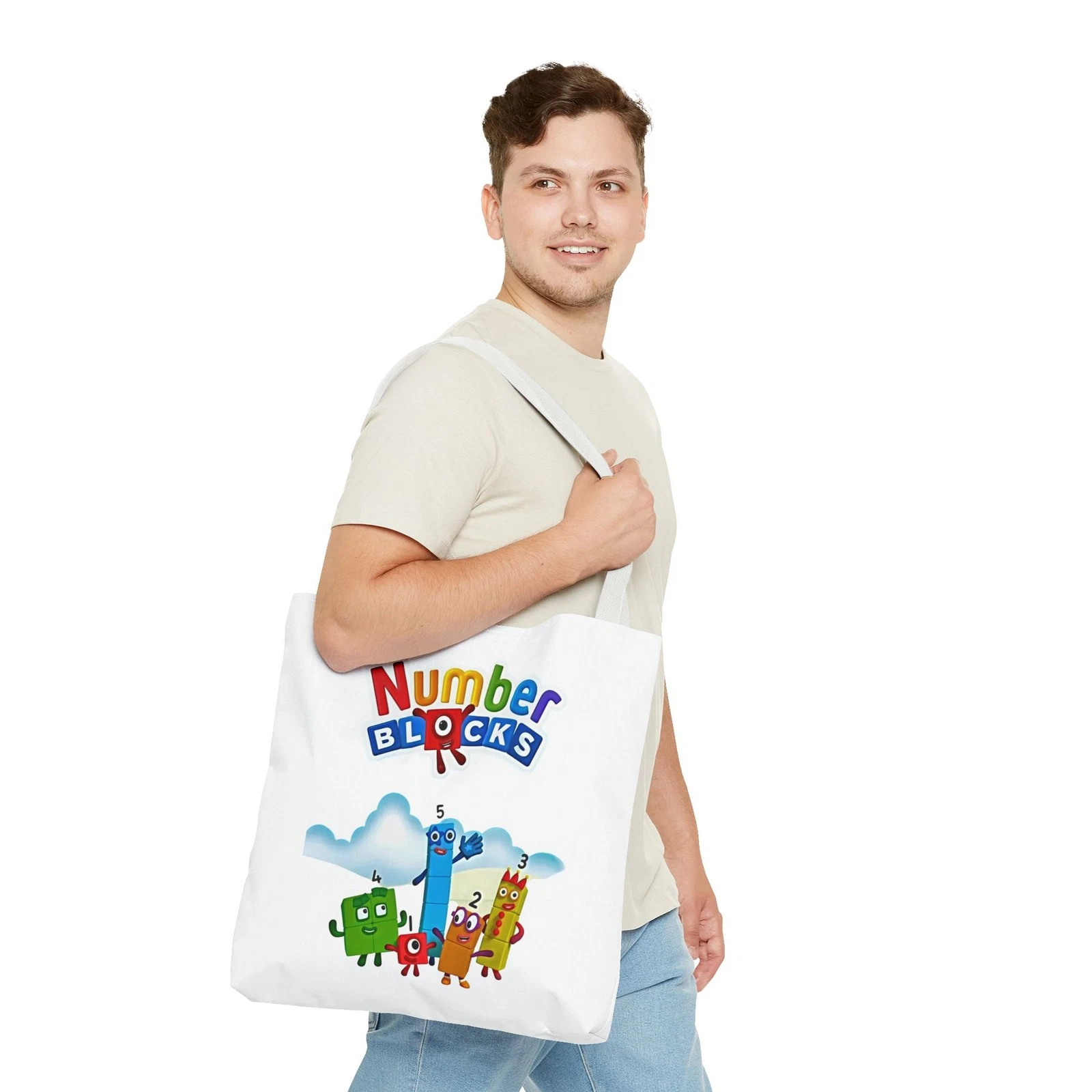 Number Blocks Tote Bag for Kids