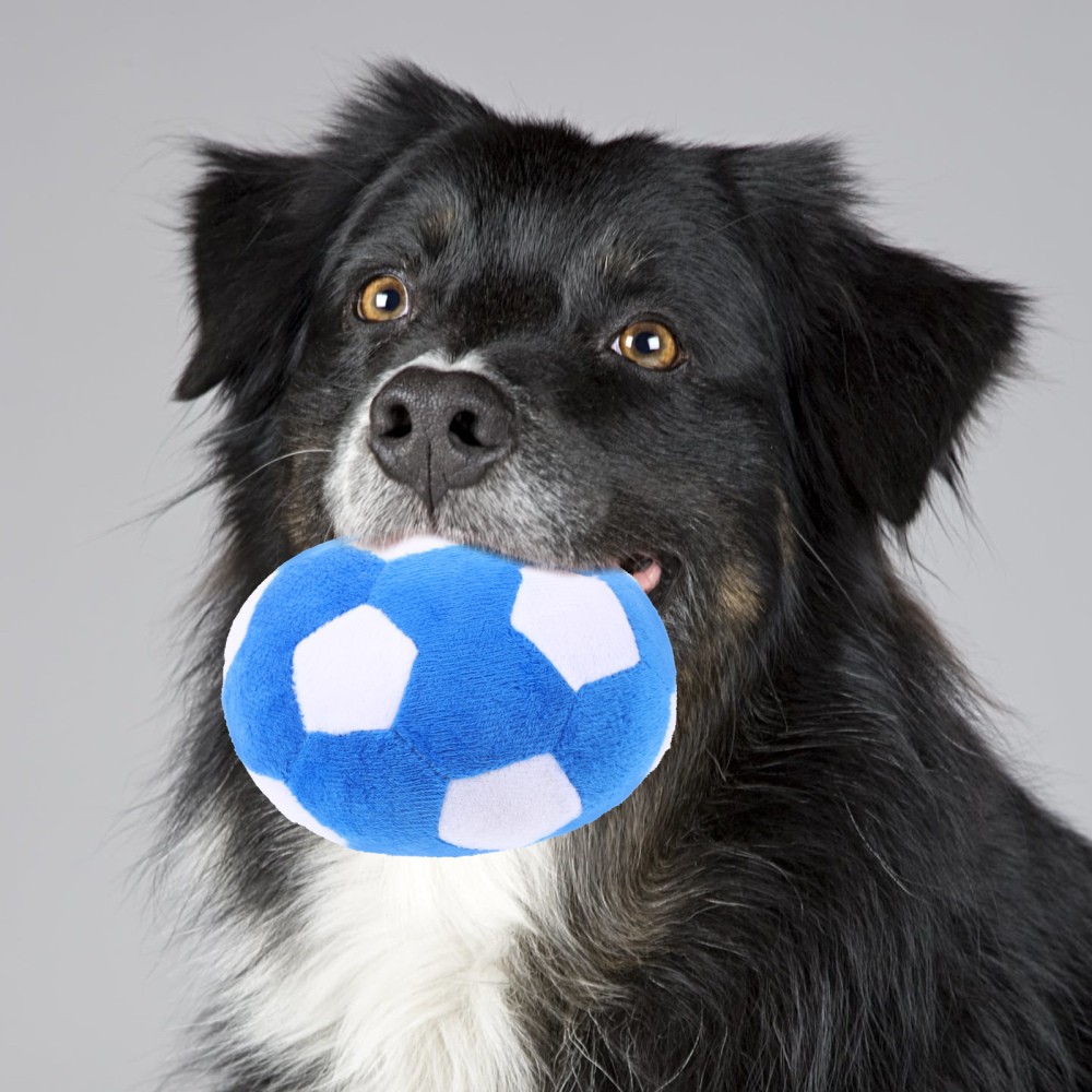 Plush Dog Chew Toy Ball for Anxiety Relief and Playtime Fun  