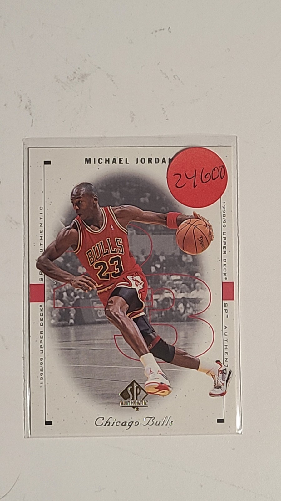 1998-99 Upper Deck SP Authentic Michael Jordan #4 Chicago Bulls 