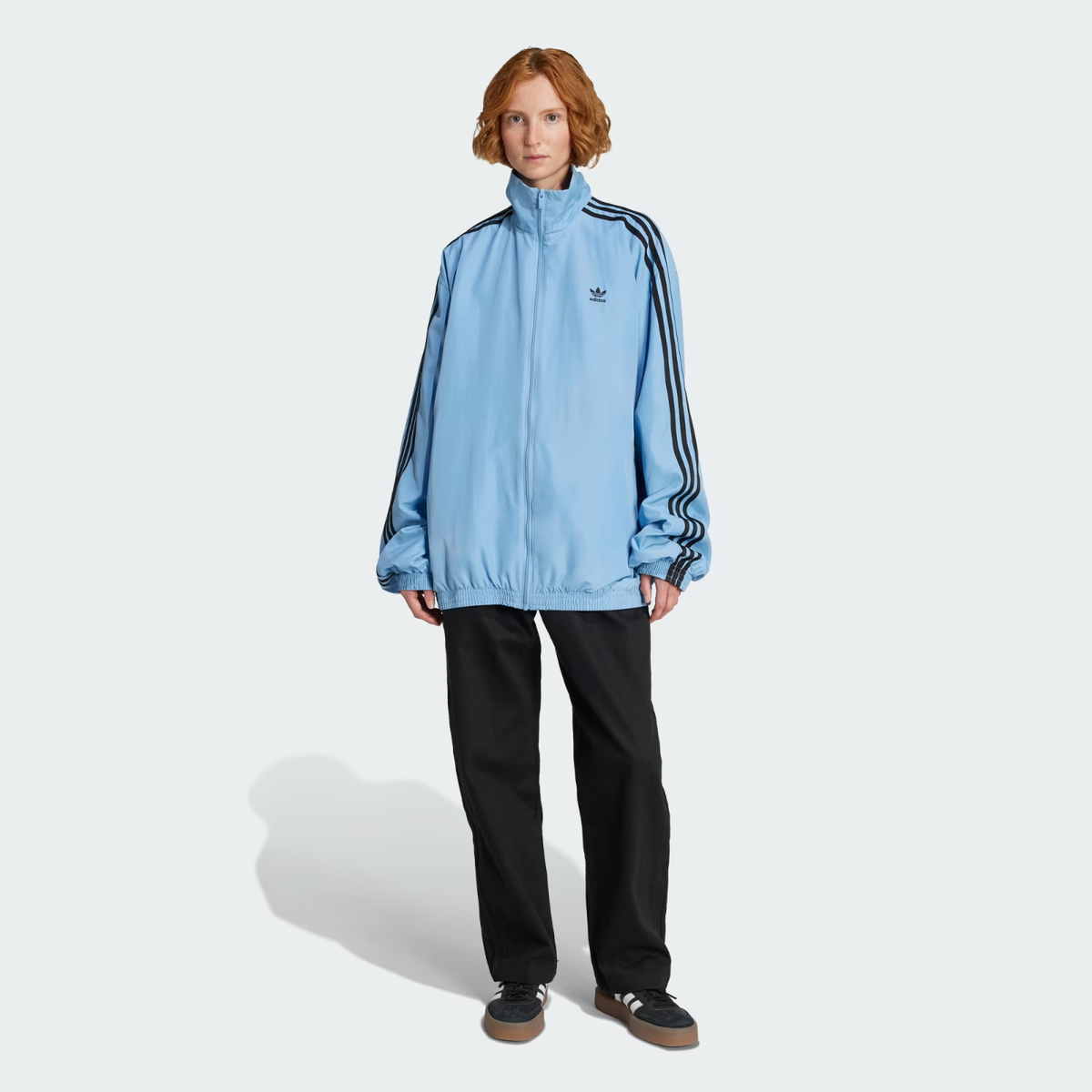 Adidas JY2638 Adilenium Season 3 Oversized Blue Zip Track Jacket