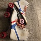 Official Roller Derby Fireball Roller Skates Size 7 Urethane Wheels Toe Stop  — photo 2