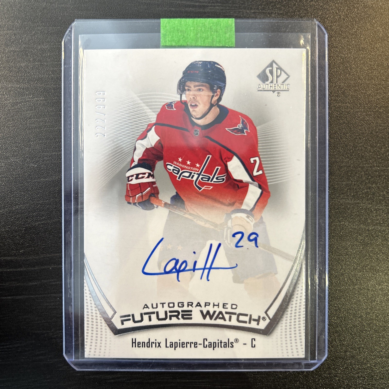 Hendrix Lapierre 2021-22 SP Authentic Future Watch Auto Rookie  /999 RC #160