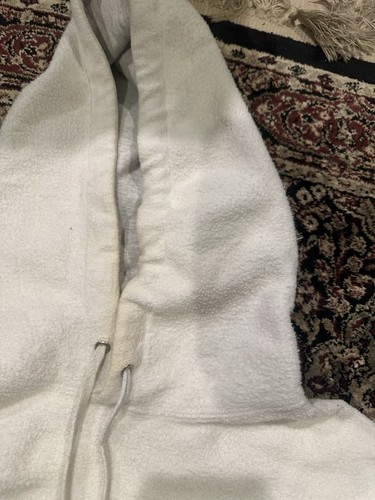 Supreme Reverse Fleece Hooded Sweatshirt White FW16 Size M READ DESCRIPTION - Picture 3 of 6