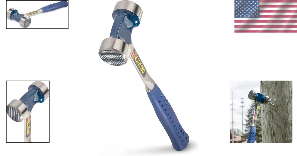 Martillo de liniero 40 oz hecho en EE. UU. con reducción de golpes - Herramienta de golpe definitiva Foto 2 de 4