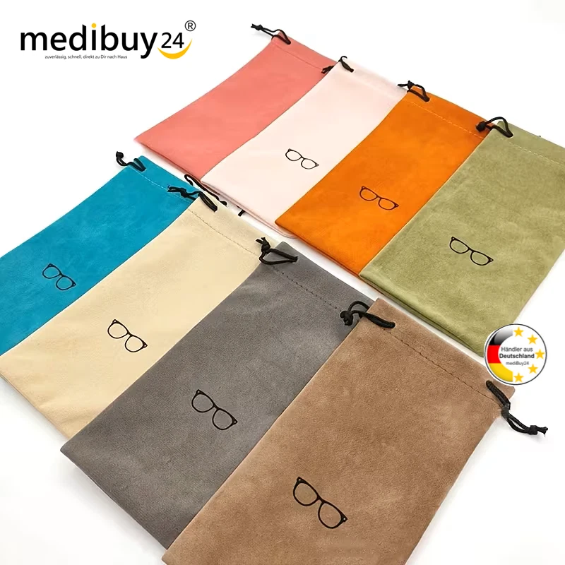 1x Brillenetui Brillentasche Brillenbeutel Etui Tasche Beutel Hülle Samt Stoff🕶 - Bild 1 von 1