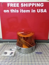 Grote 7622 Beacon Light Two Sealed Beam Amber Tall Dome 12 Volt Free...