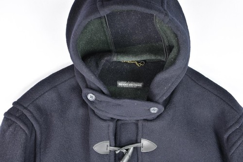 VTG 70s Brooks Brothers Wool Toggle Duffle Coat XL Made in England MANCHESTER#96 - Picture 5 of 11