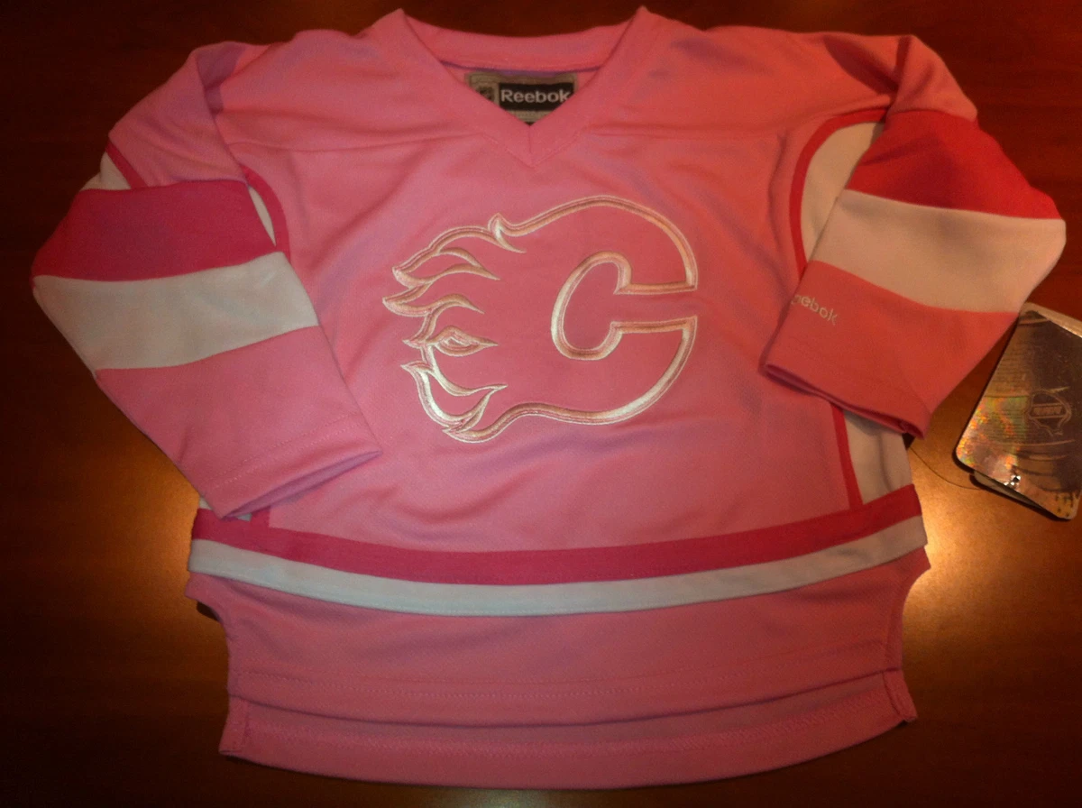 Calgary Flames Infant Girls Pink Fashion Jersey