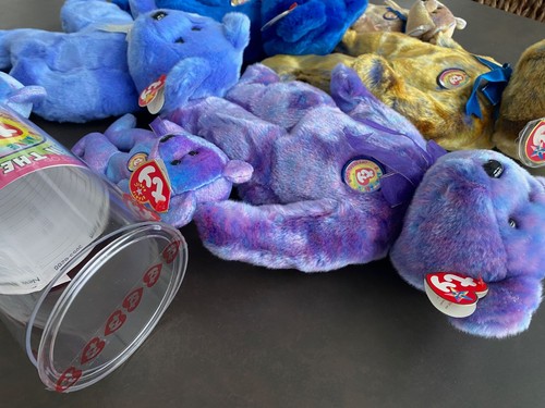 (8 SET) Ty Beanie Babies/Buddies BÄR: CLUBBY I, II, III, IV (1,2,3,4) 1998-2001 - Bild 9 von 10