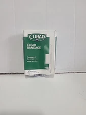 30pk Curad Clear Strip Bandages - Transparent Healing Comfort