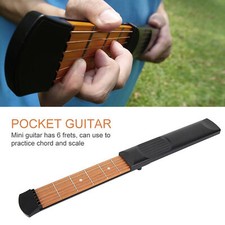 Mini Guitar Chord Trainer 6-Fret Portable Guitar Neck Practice Tool for Beginner