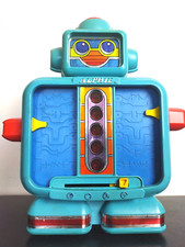 Playskool 1980 Alphie The Electronic Robot. Tested, Music, Lights , No Cards