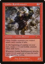 1x Goblin Rabblemaster FOIL RETRO FRAME - NM - PROMO - SPARROW MAGIC