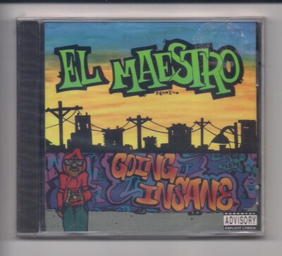 EL MAESTRO - Going insane CD SEALED rare Latin Rap - Explicit/Sunset Blvd