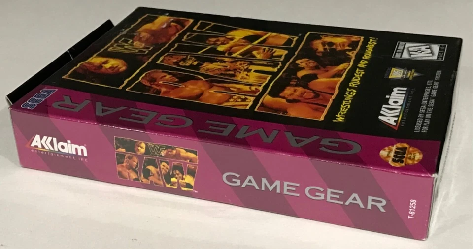 WWF RAW Sega Game Gear Brand New Factory Sealed - Image 3 of 4