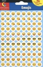 Creative Teaching Press Emojis Hot Spot Stickers, 0.5", 880 Per Pack