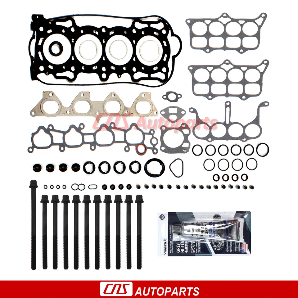 Head Gasket + Bolt Set Fit 90-96 Honda Accord DX EX LX Prelude S 2.2L SOHC F22A - Image 4 of 4