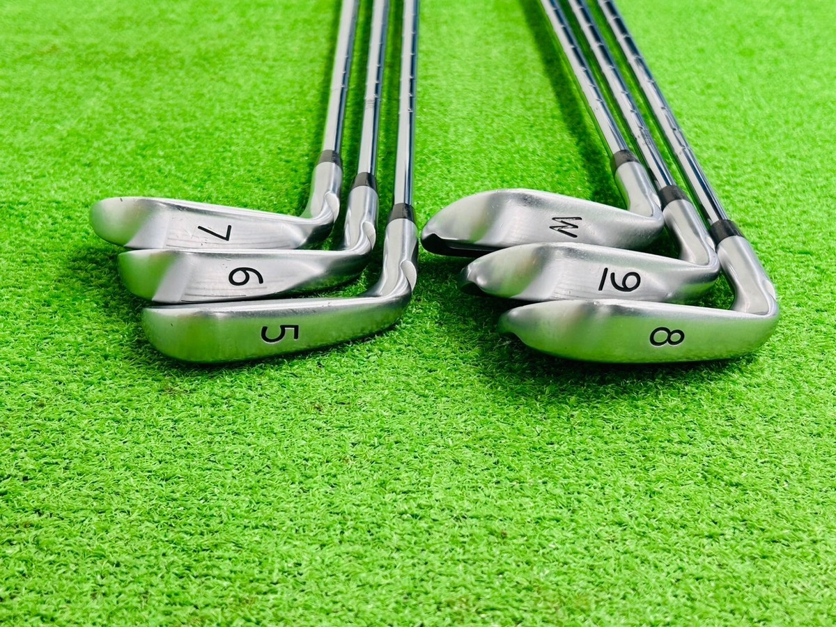 Ping S57 Iron set 5-9+PW RH Steel Shaft Yellow Dot G13365 | eBay