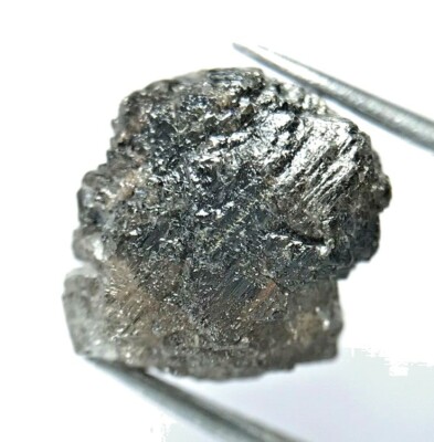 Big uncut diamond 5.56tcw grayish brown sparkling antique polygon shape for gift