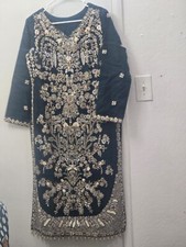 PAKISTANI INDIAN SALWAR KAMEEZ WEDDING DESIGNER BOLLYWOOD DRESS PARTY WEAR NEW